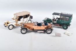 THREE BOXED FRANKLIN MINT 1/24 SCALE ROLLS-ROYCE MOTOR CAR MODELS, 1907 Silver Ghost Touring