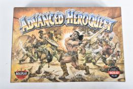 A BOXED GAMES WORKSHOP ADVANCED HEROQUEST ROLEPLAY GAME, numbered 0571, no internal box divider
