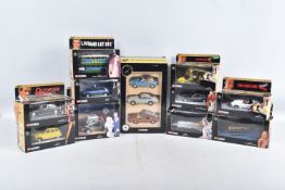 ELEVEN BOXED CORGI DEFINITIVE BOND COLLECTION JAMES BOND 007 DIECAST MODELS, featuring vehicles from