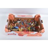 A LARGE QUANTITY OF ASSORTED TIMPO TOYS AND OTHER COWBOY, NATIVE AMERICAN, MEXICAN & CAVALRY FIGURES