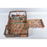 A COLLECTION OF ASSORTED TIMPO TOYS AND BRITAINS PLASTIC ROMAN SOLDIER FIGURES, to include 2 x Timpo