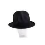 Vivienne Westwood. A Structured Fedora, designed with a structured crown, further with a slightl...