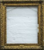 A 19th century gilt picture frame, the front bearing label inscribed 'Gainsborough',