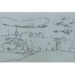 FLANAGAN, BARRY OBE RA (1941-2009) British (AR), Homage To Constable, a limited edition etching,