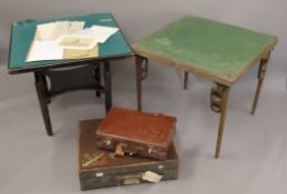 'Hitler's Paintings: a folio of prints', two vintage suitcases,