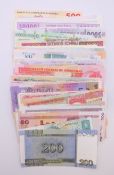 A quantity of Commonwealth and foreign bank notes, to include: Burundi, Central Congo, West African,