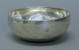 A silver bowl. 12 cm diameter. 99.6 grammes.