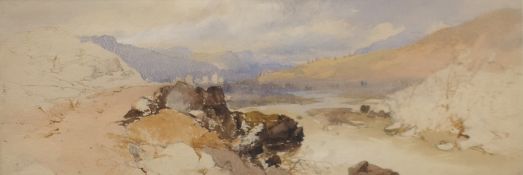 JAMES BURRELL-SMITH, 'Glen Falloch', pencil and watercolour, dated 1859,