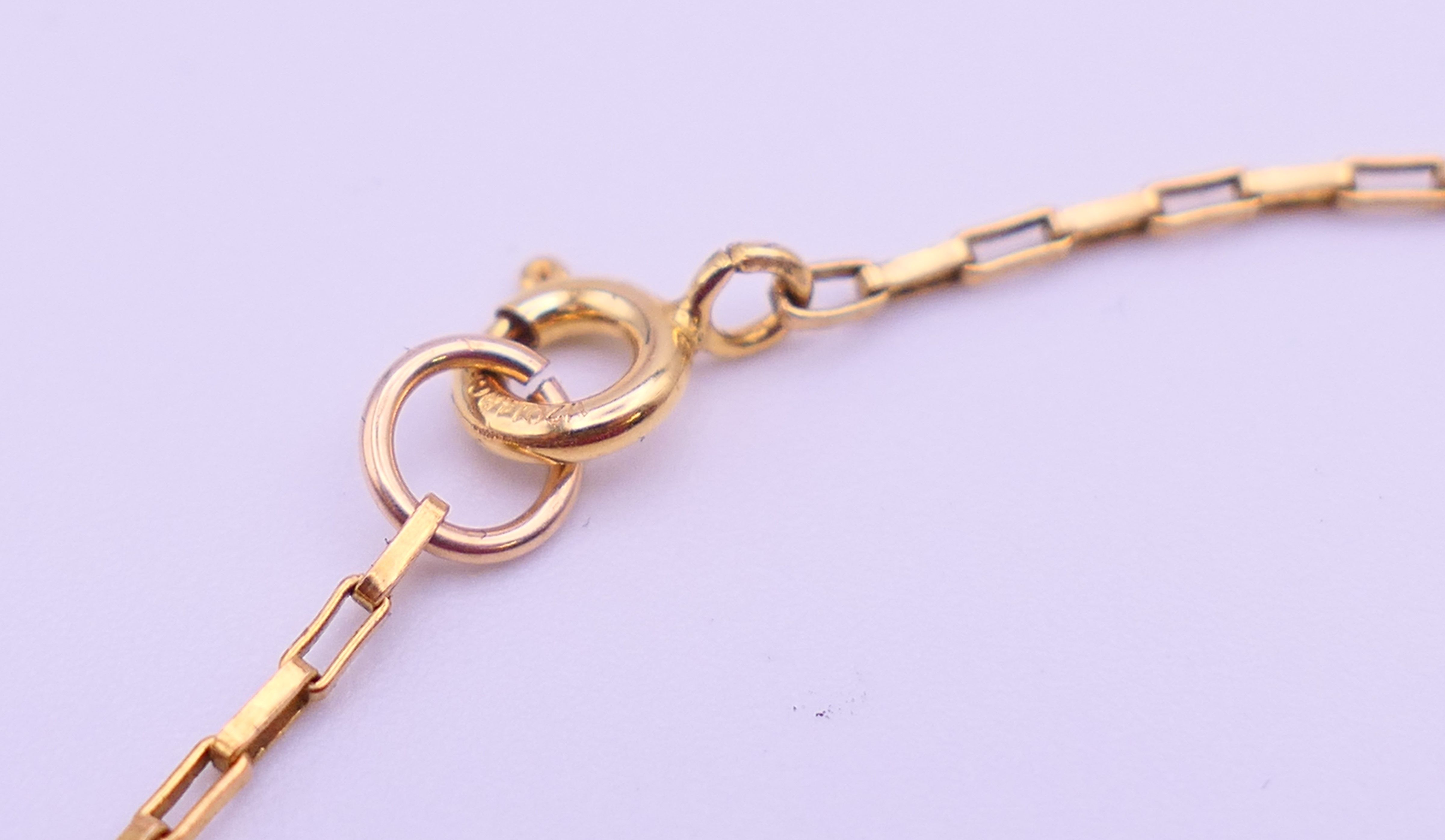 Two 1/20th 14 K gold-filled bracelets. 20 and 23 cm long. 2. - Image 6 of 8