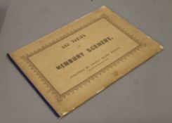 'Six Views of Henbury Scenery', oblong folio, Bristol, circa 1840, original cloth-backed wrappers,