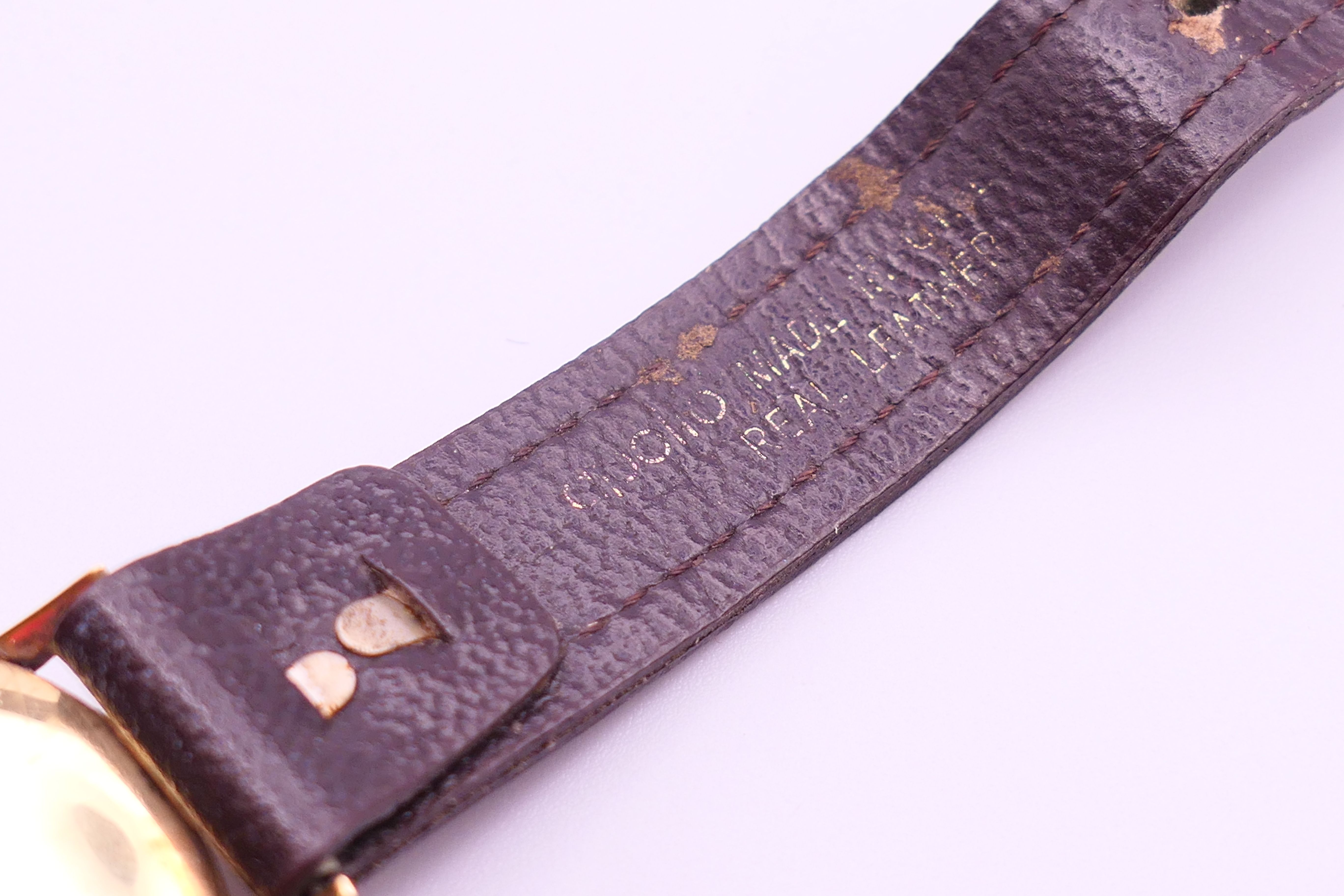 A 9 ct gold Tissot gentlemen's wristwatch. 3.5 cm wide. 30.8 grammes total weight. - Image 7 of 7