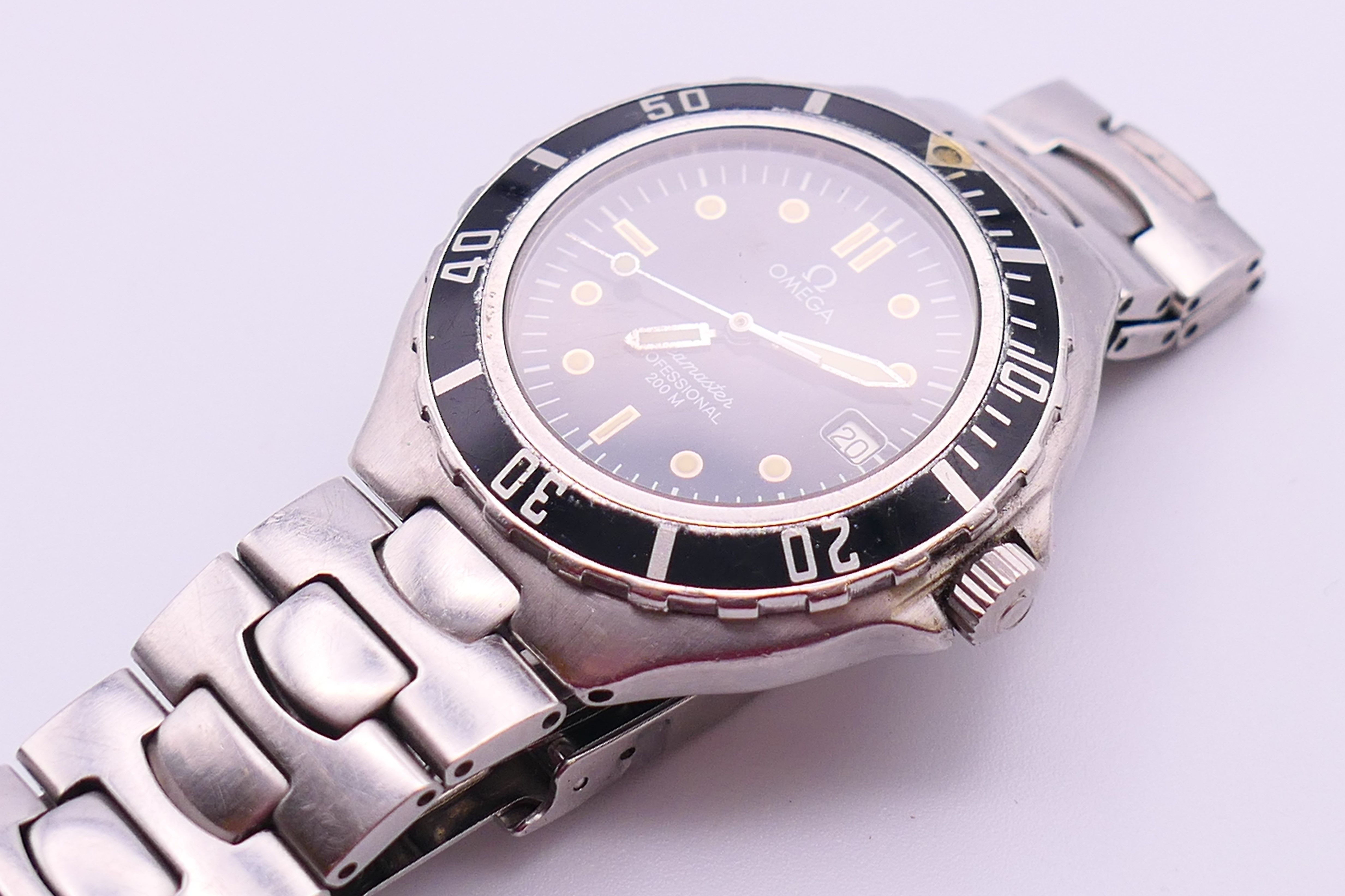 A boxed Omega Seamaster Professional 200M gentlemen's wristwatch. 4 cm wide. - Image 5 of 12