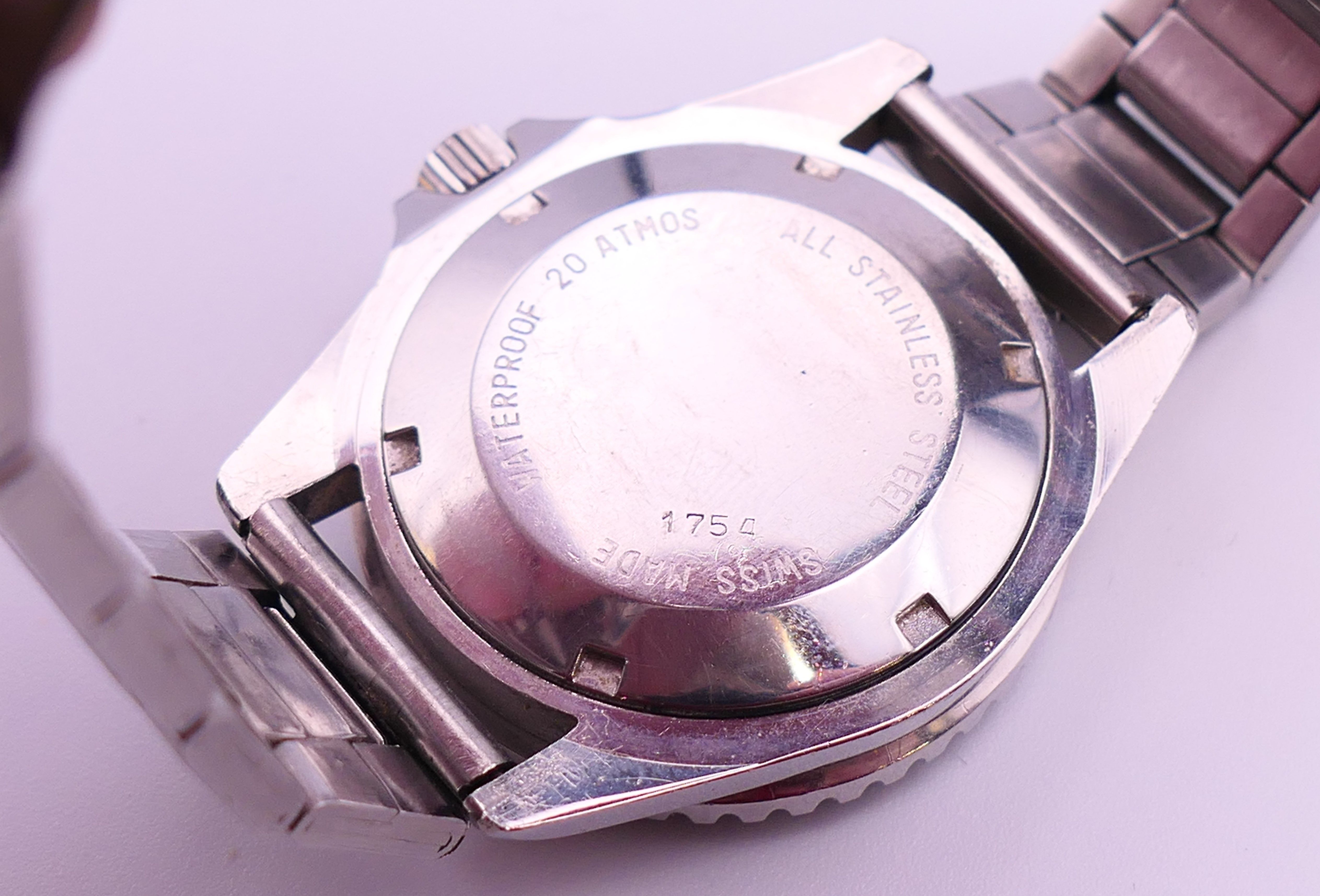 A Golana gentlemen's wristwatch. 4 cm wide. - Image 5 of 7