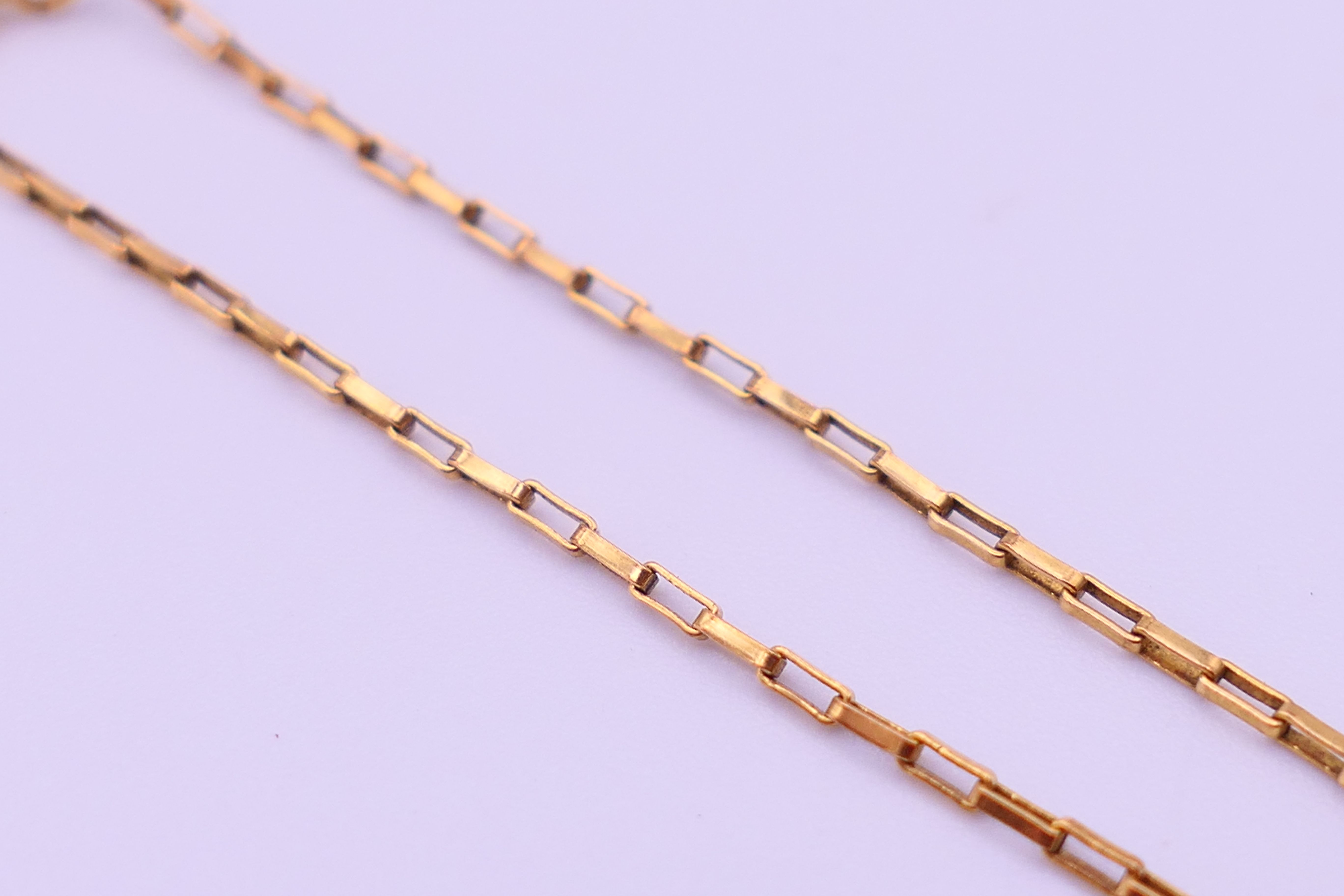 Two 1/20th 14 K gold-filled bracelets. 20 and 23 cm long. 2. - Image 4 of 8