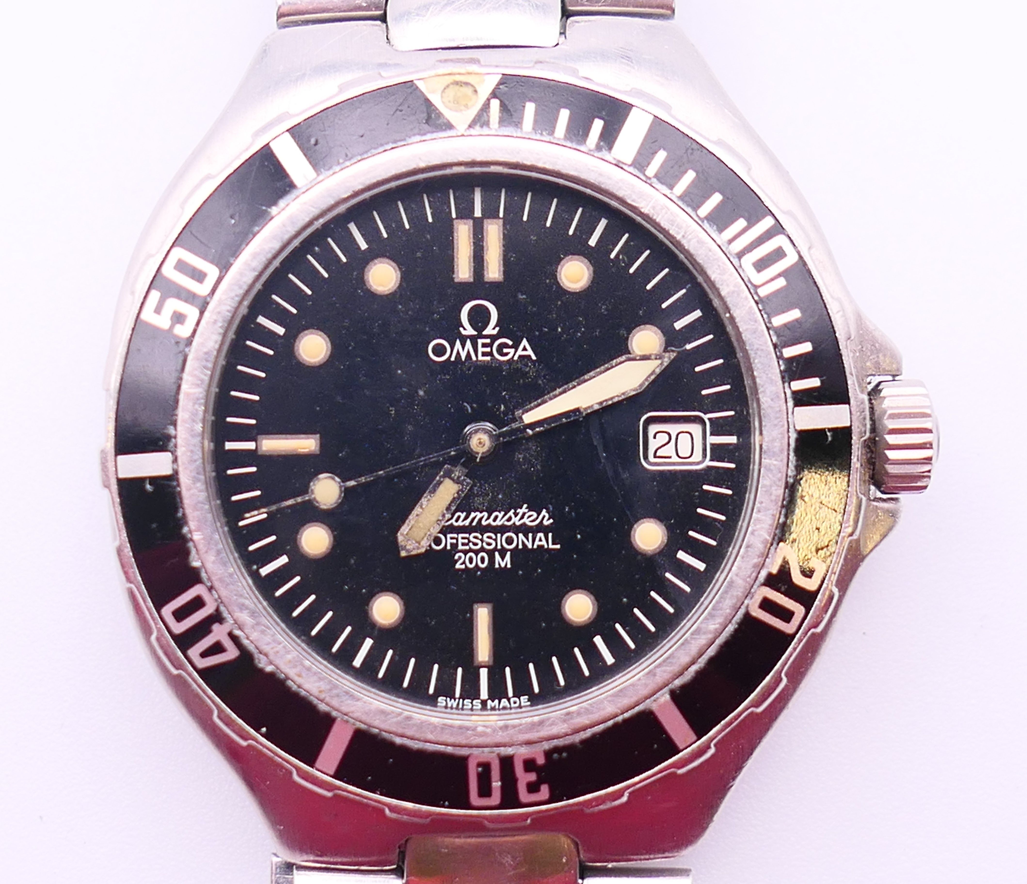 A boxed Omega Seamaster Professional 200M gentlemen's wristwatch. 4 cm wide. - Image 3 of 12