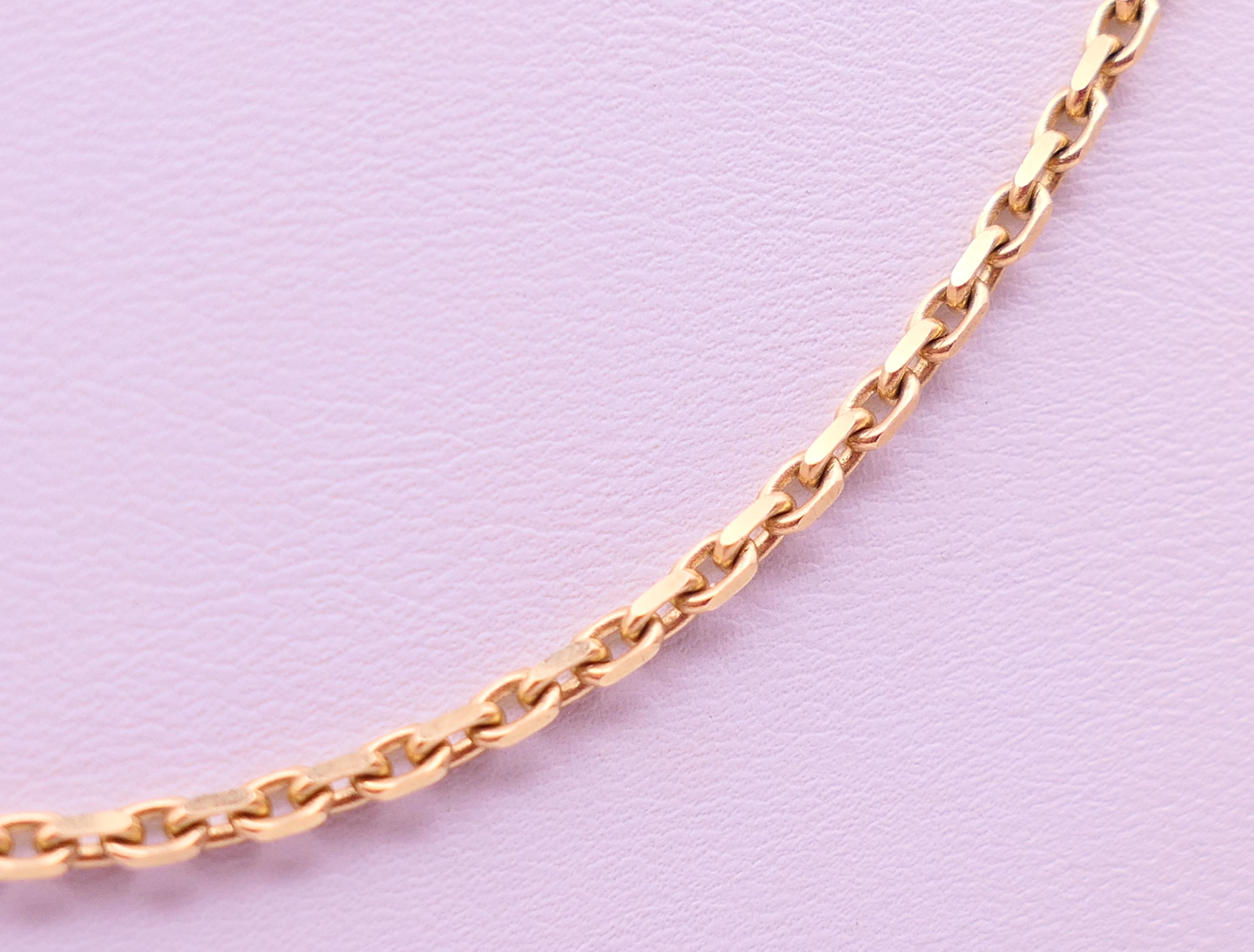 An 9 ct gold necklace. 55 cm long. 11.4 grammes. - Image 3 of 7