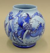 A Moorcroft pottery vase. 17.5 cm high.