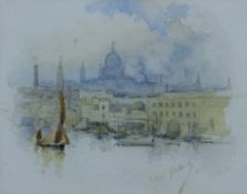 A Victorian watercolour of 'Venice' indistinctly signed and dated '86, framed and glazed.