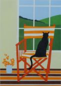 ACKERMAN, RICHARD (1942-2005) British (AR), The Cat Alex, print, framed and glazed.