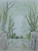 GENTLEMAN, DAVID (born 1930) British (AR), Figures on the Bridge, signed limited edition print,