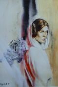 CAPITAL T (TRIM ADEMI) (born 1992) Kosova, Princess Leia, limited edition print numbered 4/7,