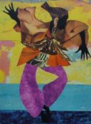 DENMARK, JAMES (born 1936) American, The Dancer 2, print, framed and glazed. Image 55 x 40 cm.