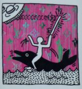 DEATH NYC (Contemporary) American, Keith Haring A Normal Day, limited edition print,