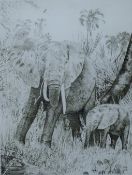 GREENWOOD, T J (born 1947) British (AR), African Mother (Meru), etching, signed and numbered 62/150,