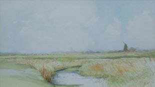 PARTNER, JASON (1922-2005) British (AR), 'Landscape Near Freethorpe, Norfolk', watercolour,