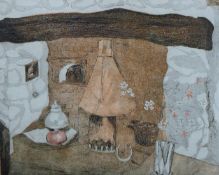 HALL, PAULINE (1917-2007) British (AR), Welsh Cottage, 1979, artist's proof, etching, signed,