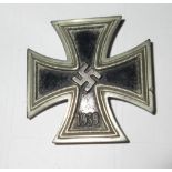 WWII 1st Class Iron Cross by Rudolf Souval Wien (Austria) with screw back, stamped L58 Bradleys