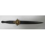 Fairbairn-Sykes, modern third pattern presentation knife by R. Cooper of Sheffield, 18cm blade,