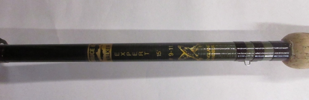 A Bruce & Walker “Expert” carbon Salmon three piece fly rod 15” #9-11 and a Orivs line bag and fly