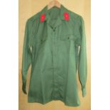 North Vietnamese Army(NVA) Officers Service Uniform tunic and trousers, with red collar tabs and