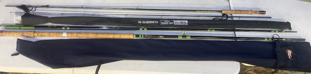 Bruce & Walker “The Caringorn” #10/12 16” three section carbon rod and a Shimano power loop fly