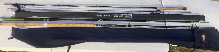 Bruce & Walker “The Caringorn” #10/12 16” three section carbon rod and a Shimano power loop fly