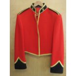 British Army Adjutant Generals Corps dress uniform, cap, tunic with insignia, waist coat,