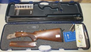 SHOTGUN CERTIFICATE REQUIRED - 20B Beretta Over Under Shotgun, Serial no. Z333955, length of pull