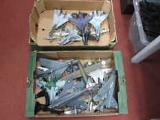 A Quantity of Diecast Model Military Aircraft mostly by Corgi, Damages and repaints noted. (Two