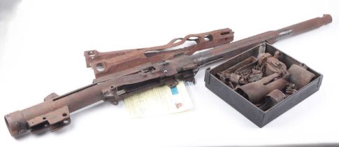 A Deactivated 20mm German MG 151 FF Cannon by Haenel, together with mounts and other parts - EU