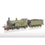 A superb PDK 00 Gauge Kitbuilt LSWR lined green Class T9 4-4-0 Locomotive and Tender,