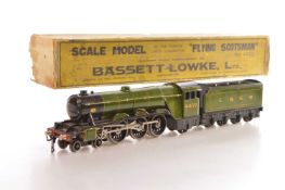 Bassett Lowke 0 Gauge LNER Green "Flying Scotsman" No. 4472 4-6-2 3 Rail AC Electric Locomotive & Te