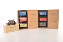 Ace Trains 0 Gauge Modern Issue G2 Van Series Sets & Brake Van (3),