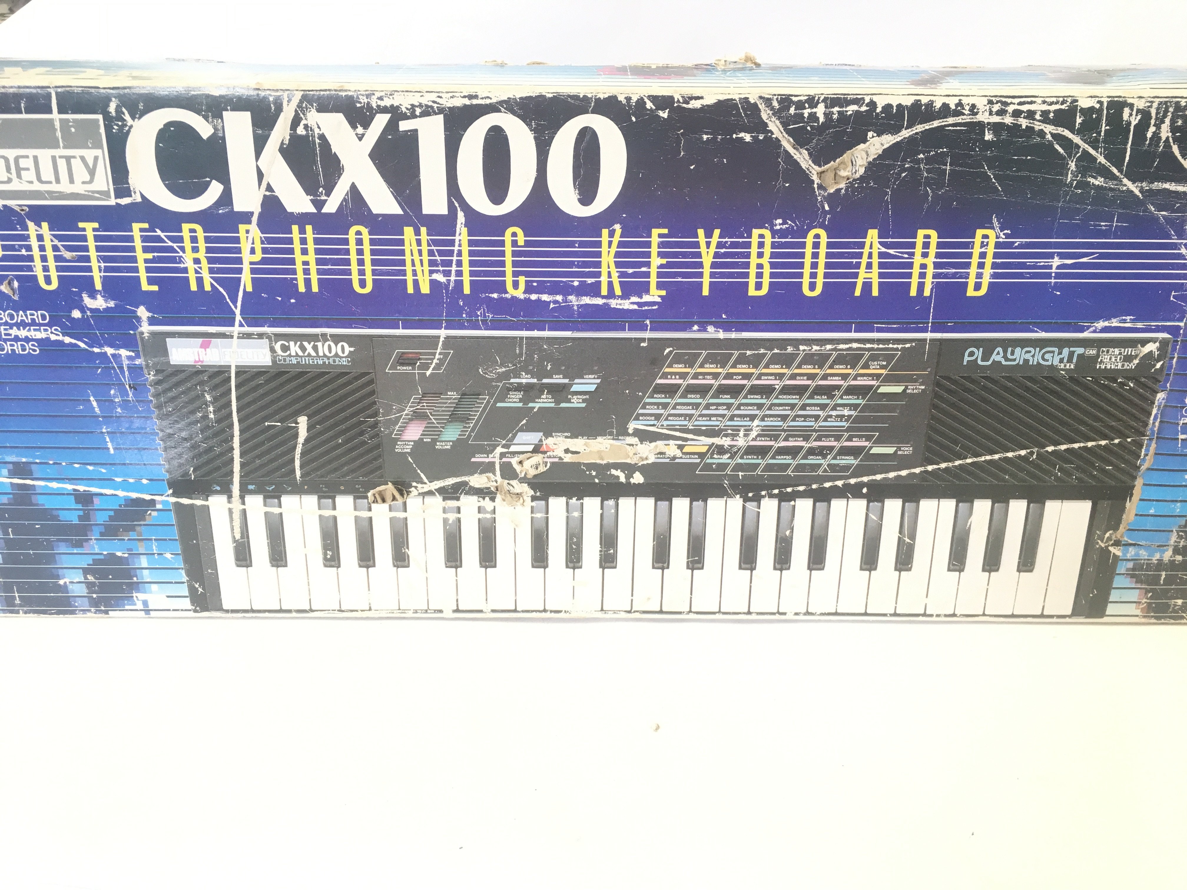 A Boxed Amstrad CKX100 Keyboard. Box Is Worn. NO RESERVE