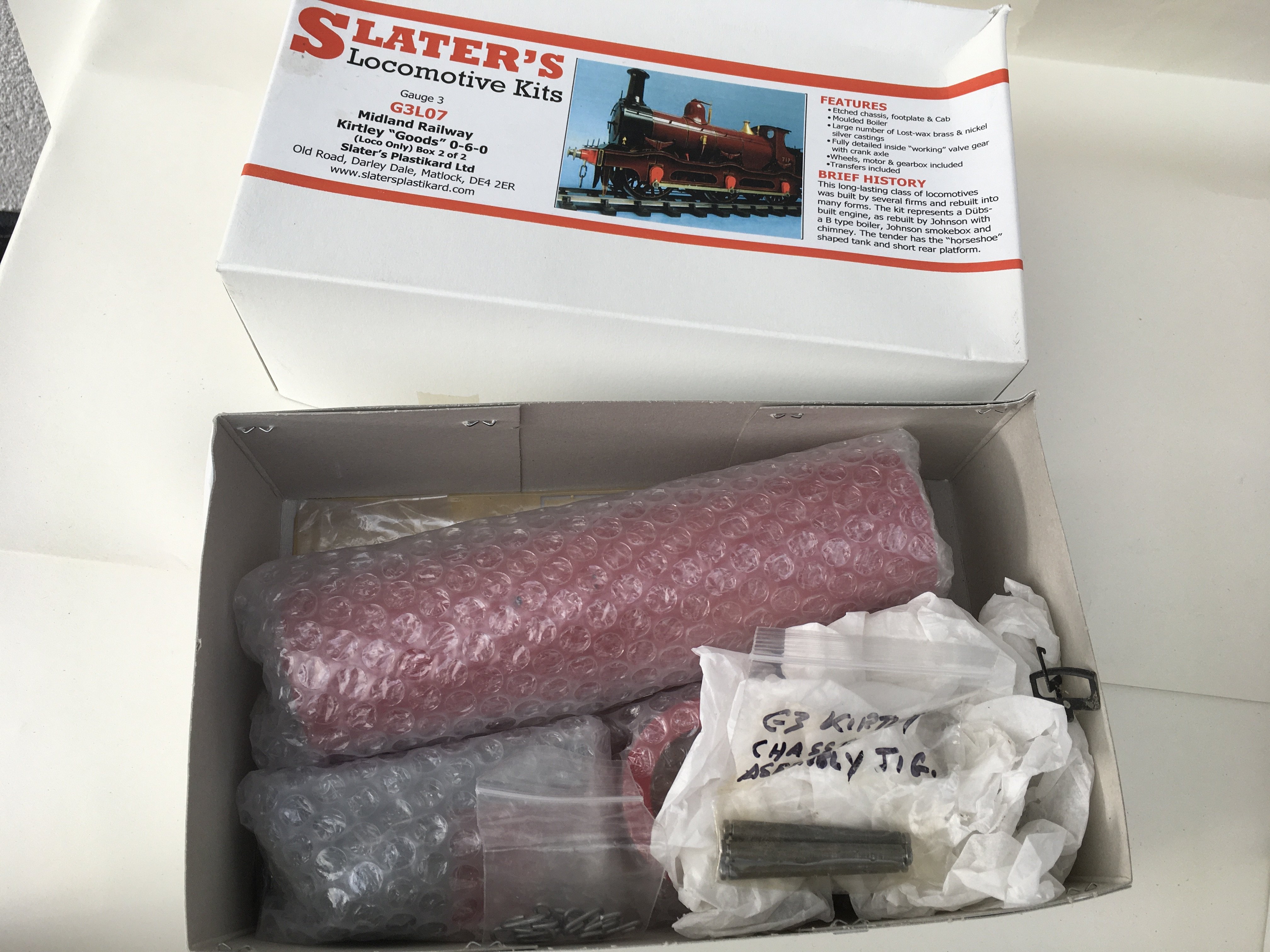 4x opened boxed Model railway kits by Slaters including box 1 and 2 of ...
