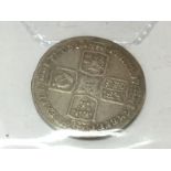A 1745 GII shilling. Postage A