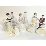 A Collection of porcelain Coalport and Royal Worce
