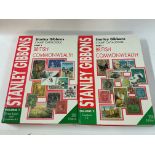 A collection of Stanley Gibbons reference books in