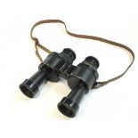 A PR of 8x30 German WW2 Binoculars marked Huet of