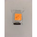 A collection of lapel pin ship badges consisting o